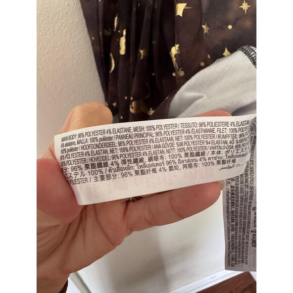 Disney Store Princess Jasmine gold metallic and tulle dress size 7/8 - Picture 7 of 7